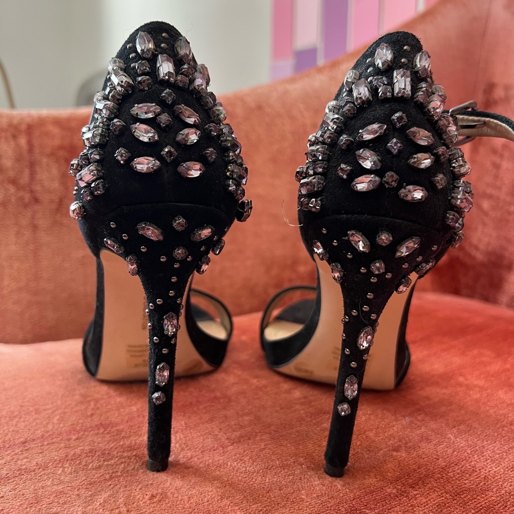 BCBGeneration Black Embellished Heels